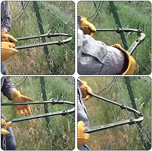 Iron Garden Fence Repair Tool, Strong Anti-Rust Barbed Wire Stretcher, Professional Corrosion Resistant Garden Fence Fixer