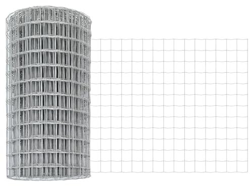 vidaXL Valla con Poste Plateado, Jardín y Terraza, Separador de Privacidad Moderno, Cerca Resistente al Clima, Paneles Duraderos, Divisor de Espacio