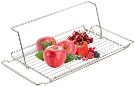 Scaffale Asciugapiatti - Scolapiatti In Metallo Estensibile Multifunzionale Con Colino In Acciaio Inossidabile Integrato Per Lavello, Verdura, Frutta E Bottiglie - Griglia Scolastoviglie Estendibile S