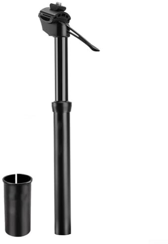 Volakebeing Hydraulische Sattelstütze, 27,2 mm, für Mountainbikes, Struktur aus Aluminiumlegierung, manuelles Steuerkabelsystem, Öl-Gas-Struktur, Verriegelungsfunktion in jeder Position (27,2 x 350 mm