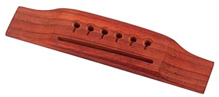 AKOOSY Redwood Bridge String Acoustic Guitar Saddle Bridge Replacement Parts for Folk Acoustic Bass