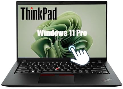 Lenovo ThinkPad T490s Touchscreen Business Laptop, 14-Inch FHD (1920 x 1080), Intel Core i7-8565U, 32GB RAM, 512GB SSD, Japanese QWERTY Keyboard, Windows 11 Pro (Renewed)