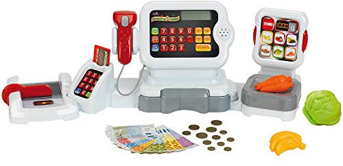 Theo Klein 9347 Electronische Kassen- und Wiegestation mit Folientastatur, Spiel