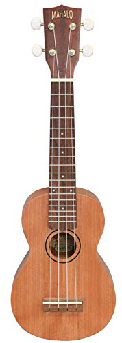 Mahalo U320S-G - Sopran-Ukulele, massiv, Mahagoni
