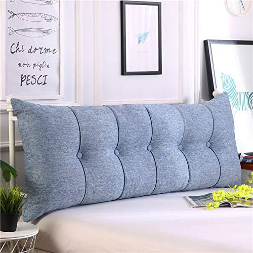 AMYDREAMSTORE Rechteckige Bett Rückseitige Kissen keilkissen, Dreieckige Lesung rückenlehne Polster Polstermöbel Für Sofa-Bett tagesbett-L 20x60x100cm(8x24x39)