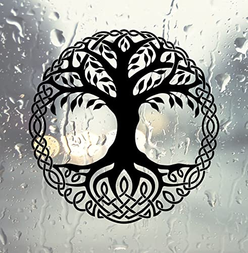 myrockshirt Baum des Lebens Yggdrasil Aufkleber Wikinger Nordic Viking Skandinavien Sticker