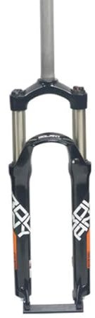 QHY 24 Zoll Fahrradgabel Alloy MTB Mechanischer Stoßdämpfer Schulterkontrolle Scheibenbremse 100mm Federweg 2380G HL (Color : G, Size : 24inch)