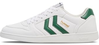 hummel Pallamano Perfetto, Scarpe da Ginnastica Unisex-Adulto, Bianco/Verde, 40 EU