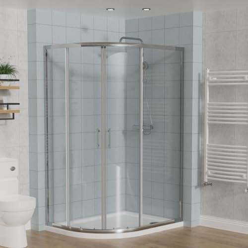 Aquariss Offset Quadrant Shower Enclosure Chrome 1200x900x1900mm