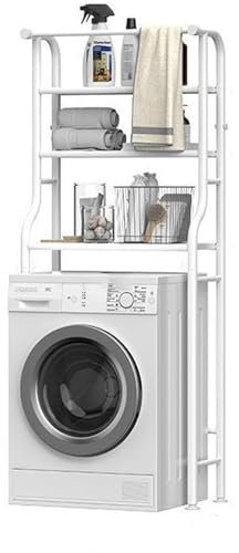 RCJCQSR über Dem Waschmaschinenregal, Badezimmerregal Badezimmer Platzsparer, Waschmaschinenregal Im Industrie-Design, Überbau Regal Für Waschmaschine Toilette