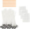 Kerzendochte für Kerzen, 100 Stück Kerzendocht Cotton Candle Rauchfrei Dochte Candle Wick für die Kerzendocht Set Candle DIY. Längen 10 cm
