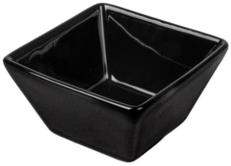 Garcia de Pou 12 unités - Ramequins 90 ml 7,3 x 4,1 cm noir porcelaine