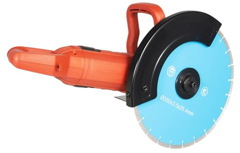 TaNeHaKi Elektrische Schlitzfräse Mauernutfräse Wandschlitzmaschine Betonsäge 350mm Schlitzmaschine Beton Elektrische Wandfräse Betonnutschneidemaschine 3000W