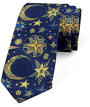 kljzzr Corbata moderna multicolor para hombre, Verde lima, marrón oscuro, Taille unique