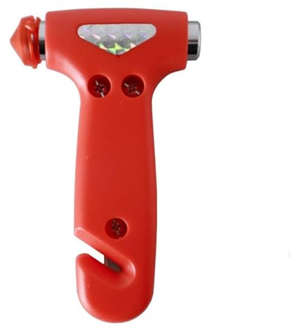 OCC MOTORSPORT OCCRF112 Martillo rompecristales Rompecristales Martillo de emergencia Martillo rompe cristales