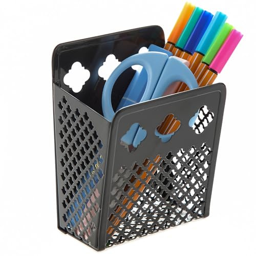 zeyce Magnetic Pen Holder, Mesh Metal Strong Magnet Dry Erase Marker Holder