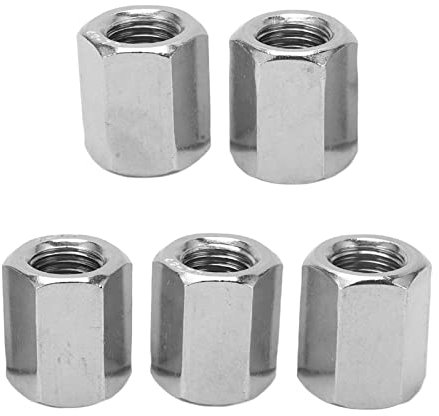 Set di dadi esagonali M16 argentati, antiruggine, robusti, in acciaio inox