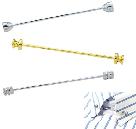 3 Pezzi Collare Clip Collar Pin, Spilla Cravatta Clip In Metallo, Spilla Cravatta Clip Da Uomo, Barra Spilla a Collo Camicia, Collo Da Spilla Da Cravatta, Accessori In Costume Per Bar, Matrimoni e Fes