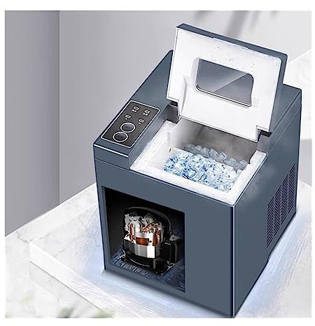 NexaGeniX ice maker Electric Ice Maker Bullet Cylindrical Fully Automatic Household Commercial Ice Maker Cold Drink countertop ice maker