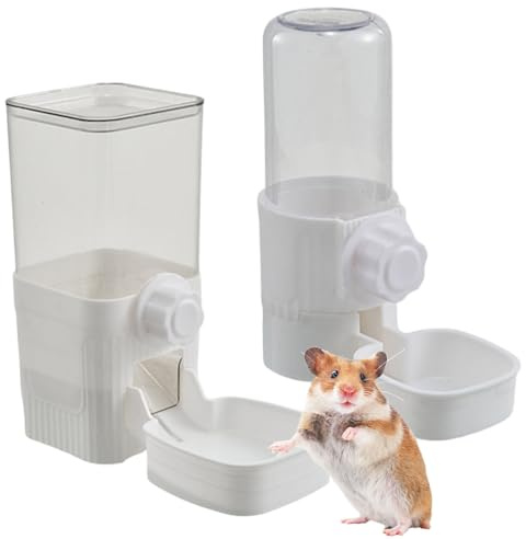 Hlagmix Wasserspender für Vögel, Sittich-Wasserspender, Vogelfutterstation, zum Aufhängen, Bewässerungsstation für Lovebirds Wellensittiche, Haus, Finken, Sittiche, Innenbereich,