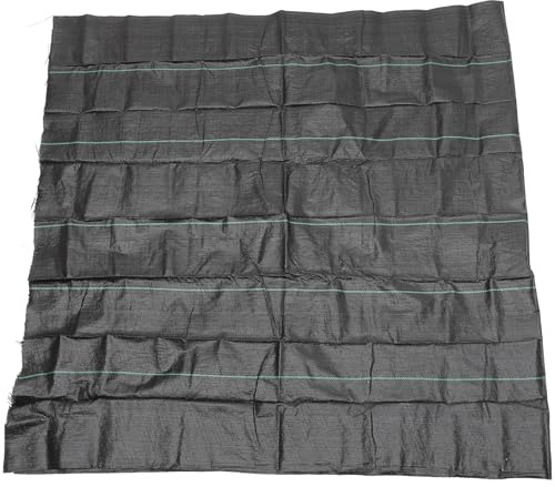 DECOMELODY Tissu Anti-Mauvaises Plantes Noir Toile Géotextile de Jardin Résistante Membrane Paillage Perméable à Eau pour Contrôle des Mauvaises Plantes et Protection des Arbres