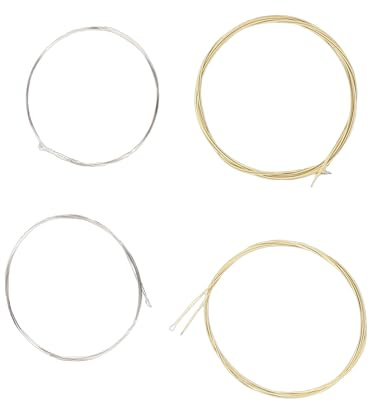 Generic Juego de Cuerdas para Mandolina Reemplazo Duradero de Acero Inoxidable Fácil de Instalar Calidad de Sonido Brillante para Jugadores 8 Piezas para Jugadores de Mandolina