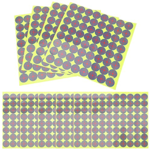 Cibles Adhésives de Tir Portables, 10 Feuilles, Autocollant