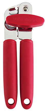 Farberware Colourworks 5176648 - Abrelatas de agarre suave, color rojo