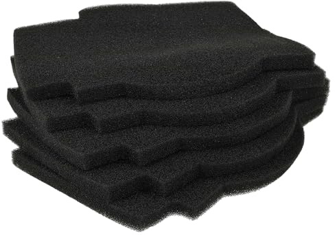 vhbw 5x Filter kompatibel mit Lunos Silvento Abluftgerät Lüftungsgerät | Badlüfter, 191 x 166 mm - Ersatz für 2/FSI-R, 039 721 - (5er Pack) Zubehör