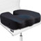 5 STARS UNITED Cuscino per Sedile per Ufficio - Cuscino 100% in Memory Foam, Pad per Coccige, Rimedio per il dolore del coccige, della sciatica e della parte bassa della schiena