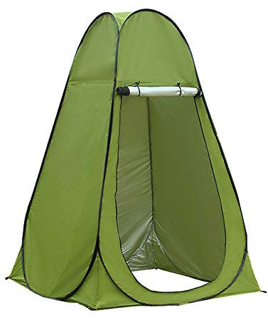 Hi Suyi 6 FT Tente de Douche Portable Pop Up Cabine Changement Tente De Camping Instantanée Pliable Intimité Abri Toilette Protection UV pour Plage Camping Randonnée Extérieure