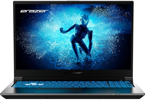 ERAZER Deputy P60 39,6 cm (15,6 Zoll 144Hz) Full HD Gaming Laptop (Intel Core i9-13900H, 16GB DDR4 RAM, 1TB SSD, GeForce RTX 4070 8GB GDDR6X, Win 11 Home)