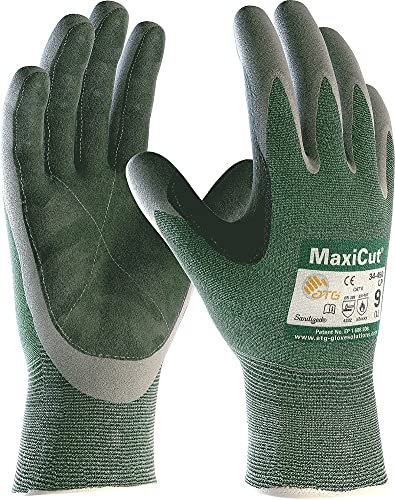 ATG MaxiCut Cut-Resistant (level 3) Leather Palm Oil-Resistant Work Gloves (10/X-Large)