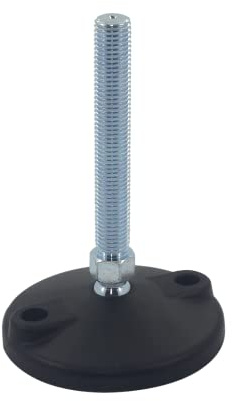 RUBBERGIANT Adjustable Feet M16 x 150mm - 1000kg Heavy Duty Levelling Feet Table Machine Conveyor Furniture Feet ITilting Adjustable Feet Leveling (4, M16 x 150mm - 105mm Base)