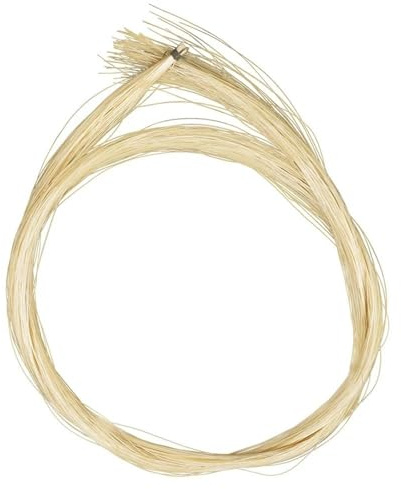 Violine Zubehör Kit 1 Ersatzhaar Für Geigenbogen, Ungebleichtes Haar Für Geigenbogen, Rosshaar, Weißes Haar Für Geigenbogen, Geigenzubehör