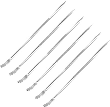 uxcell Stainless Steel Coffee Latte Art Pen, 6Pcs135mm/5.31 Coffee Fancy Tool for Latte Espresso Decorating
