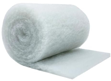 12-15mm Premium Aquarium & Pond Filter Wool for Crystal Clear Water Filtration Media for Cleaner Water (4m x 45cm)