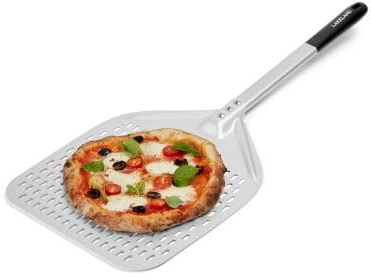lakeland Perforated Pizza Peel with Long Handle for Turning Pizza