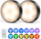 GIACOMO Luces LED Pilas 13 color, Luz Armario con Control Remoto y Adhesiva LED Cocina Bajo Mueble, Luces de Colores Regulables con para Estanterías, Alacenas, Vitrinas