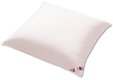 Künsemüller Kopfkissen Canada, 80x80cm, 100% Federn | Hohe Formstabilität und eine ergonomische Unterstützung