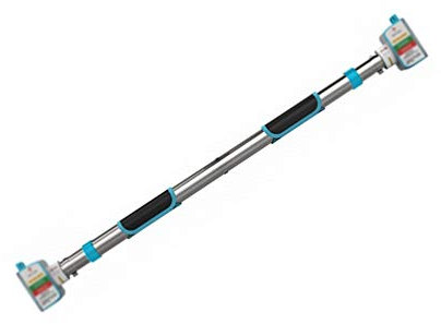 IUokLU Klimmzugstangen tragbare horizontale Stange rutschfest – Sicherheitsverschlüsse – Oberkörper-Trainingsstange Flur-Schlingentrainer 78–145 cm,