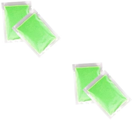 Gogogmee 2 Sets Nail Art Sand Heller Fluoreszierender Glow Dark Sand Nagelglitzer 20 G Grün 2er-pack * 2