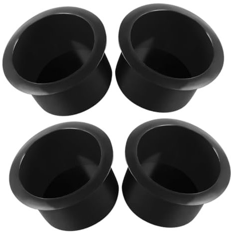 PartyKindom 4pièces Porte-gobelet Plastique pour Voiture Four à Camion Et Camping De Inserts Universels pour Véhicules avec Finition Et Design