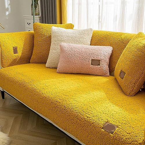 Sofabezüge, Couchbezug, Samtsofabezug 1/2/3/4 Sitzer, gesteppter Sofabezug mit Armlehne und Chaiselongue Links/rechts, Sofaschoner, 1 Stück (30 x 50 cm Kissenbezüge, Grau1)