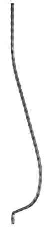 shivler Zaunelemente Gartentor Metallzaun Zäune Zaundekoration Zaunpfosten Balkonverkleidung Set Verschiedene Muster (920x135mm - 04.103/5 Stück)
