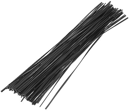 Filo di Legatura per Cavi 15x0, 18cm, Ferro Zincato Nero | 500 Pezzi, Riutilizzabili e Flessibili, per Giardinaggio e Viaggio, Adatti a Corde e Sacche per Alimenti