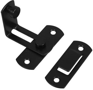 HIAKDOFT 1set Serratura Gancio Per Porta Scorrevole Inossidabile Chiusura Per Porte Da Giardino Garage e Robusto Adatta Varie Porte e Finestrature