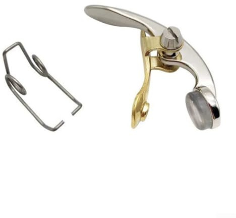 Getdoublerich Trumpet Repair Parts Water Keys Made from Wear Resistant Copper and Silicone Materials (Large)