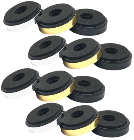 DECORNIJIA Lautsprecher Isolationspads Vibrationsdämpfende aus Abs und Eva 12 Stück und Geräuschreduzierung Lautsprecherfüße für Stabile Unterstützung im Heimkino und Audiozubehör