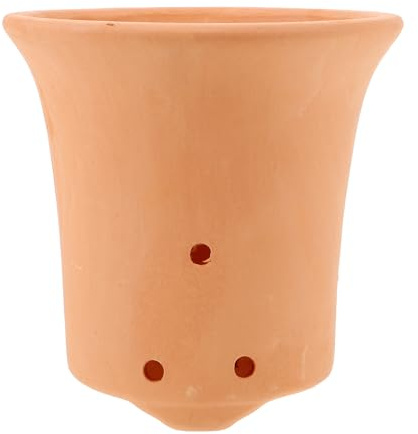SHINEOFI Maceta Ahuecada de Barro para Suculentas y Cactus Maceta Pequeña de Cerámica Roja Diseño Ventilado Adecuado para Decoración Interior en Escritorio y Hogar